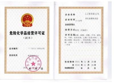 江西贛州市?；洜I許可證代辦資料